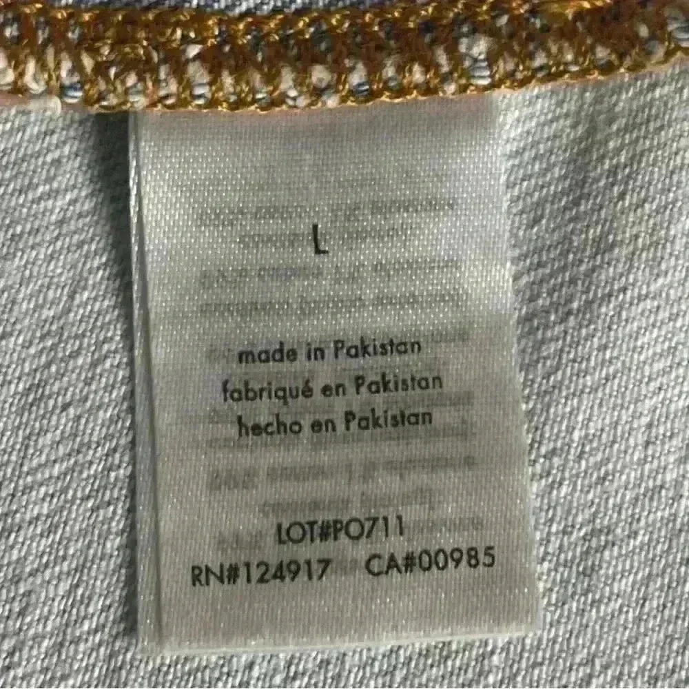 WeWoreWhat' Cut-Out Denim Mini Skirt in a Super Light Indigo Wash. Sz Large. NWT - Picture 10 of 13